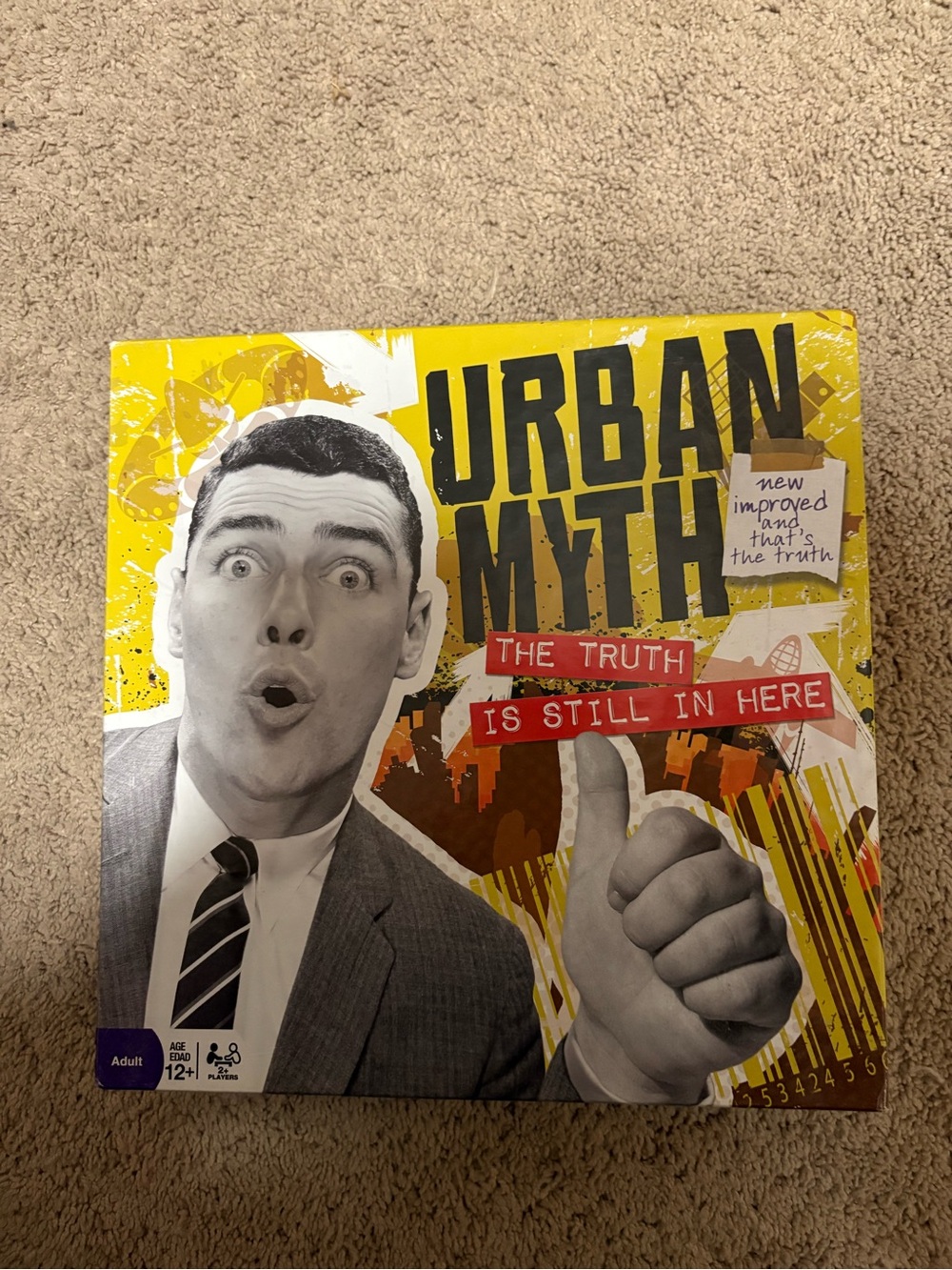 Urban Myth Wall Art - Yellow and Black